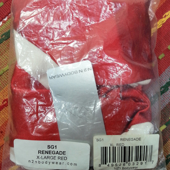 N2N Men's SG1 Red Renegade Swimsuit Bikini NEW - Picture 3 of 4